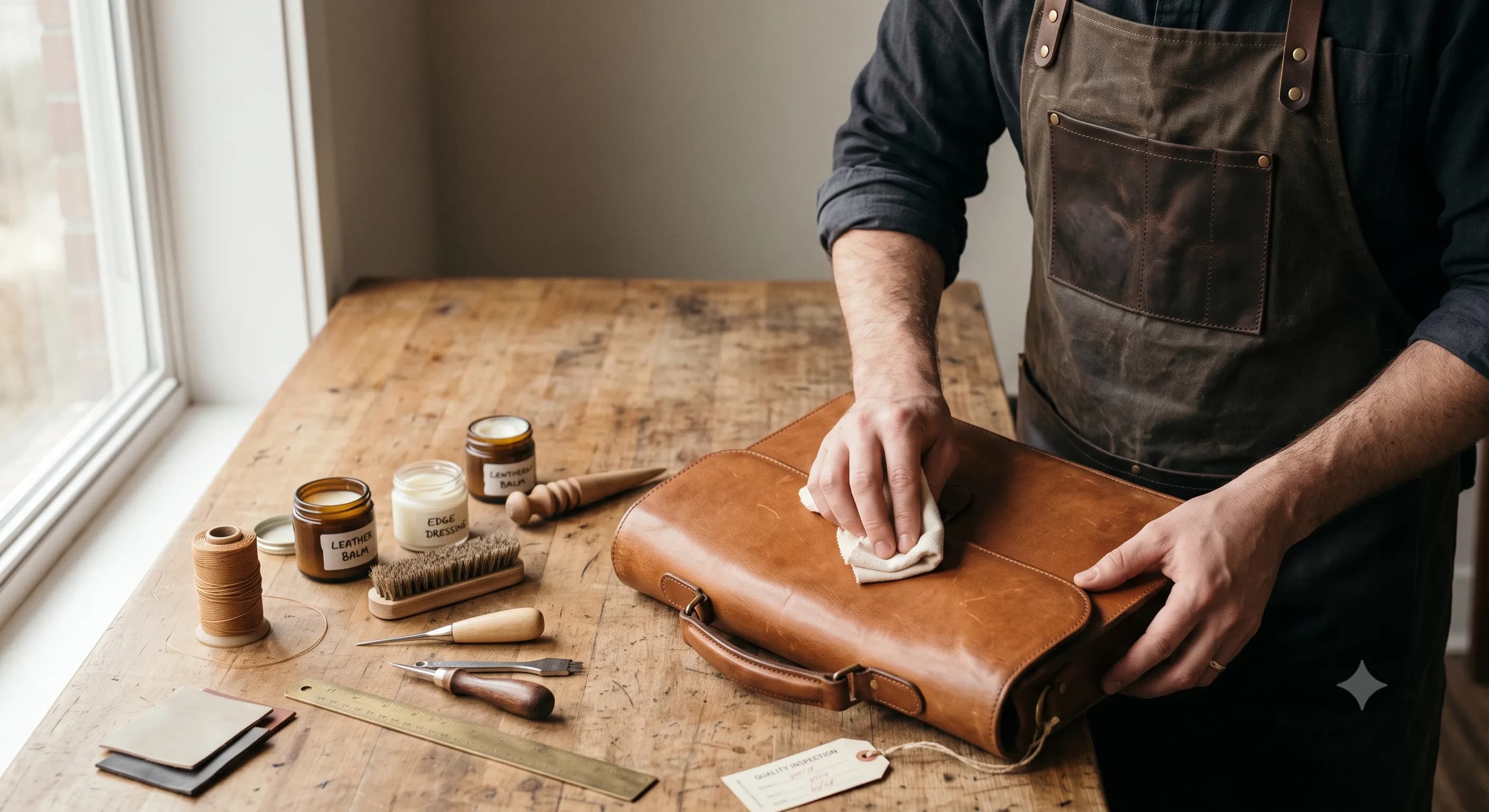 Restoring vintage leather goods