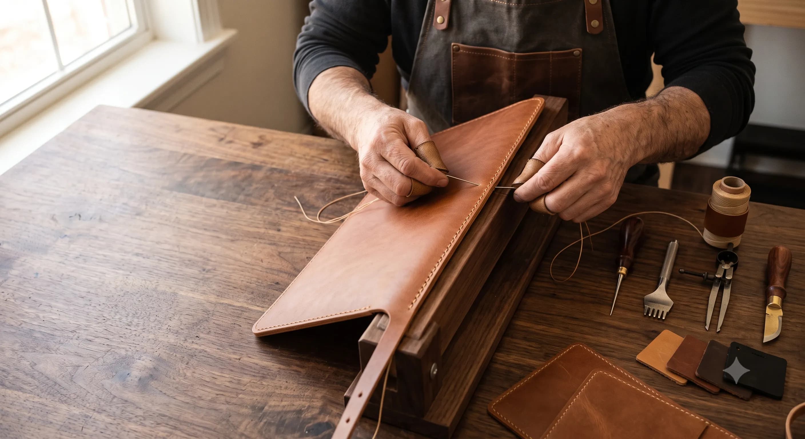 Hand stitching process