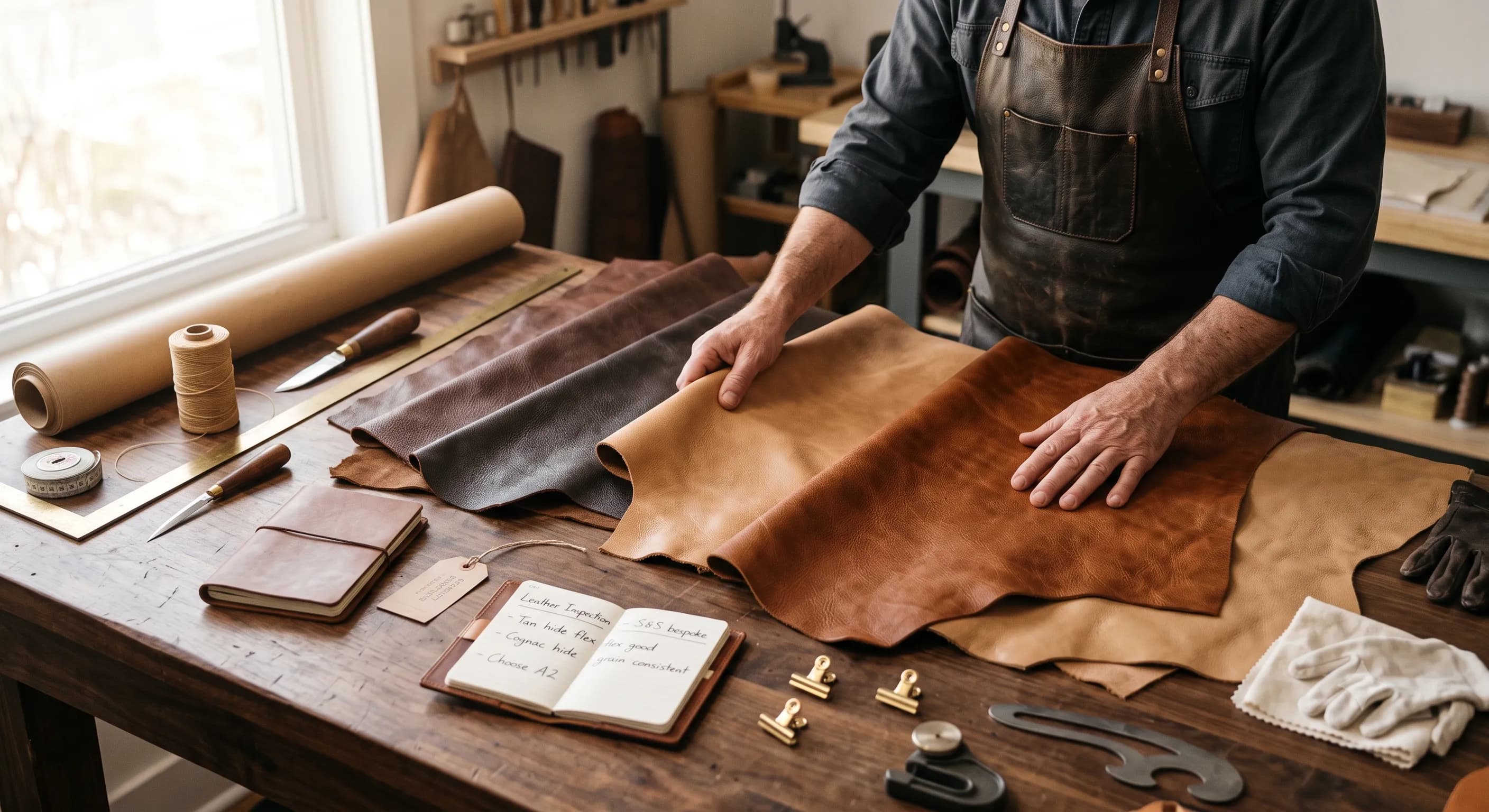 Premium leather selection