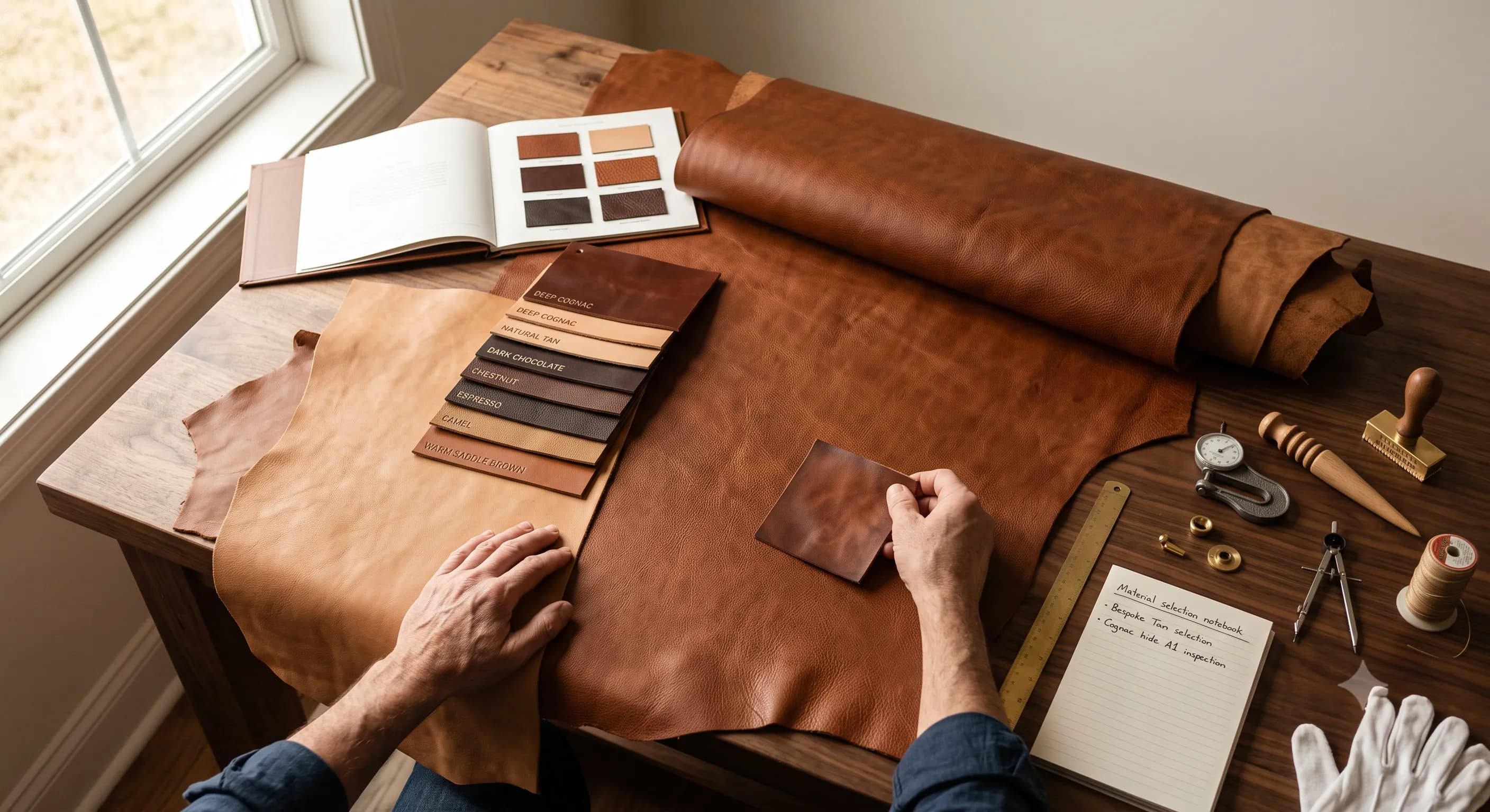 Premium leather grain